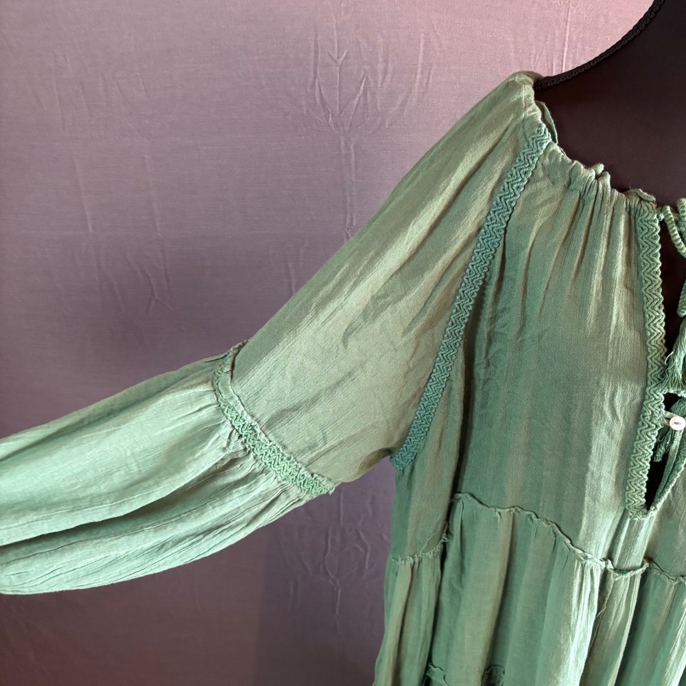 Free People Green Maxi Dress - Picture 2 of 10